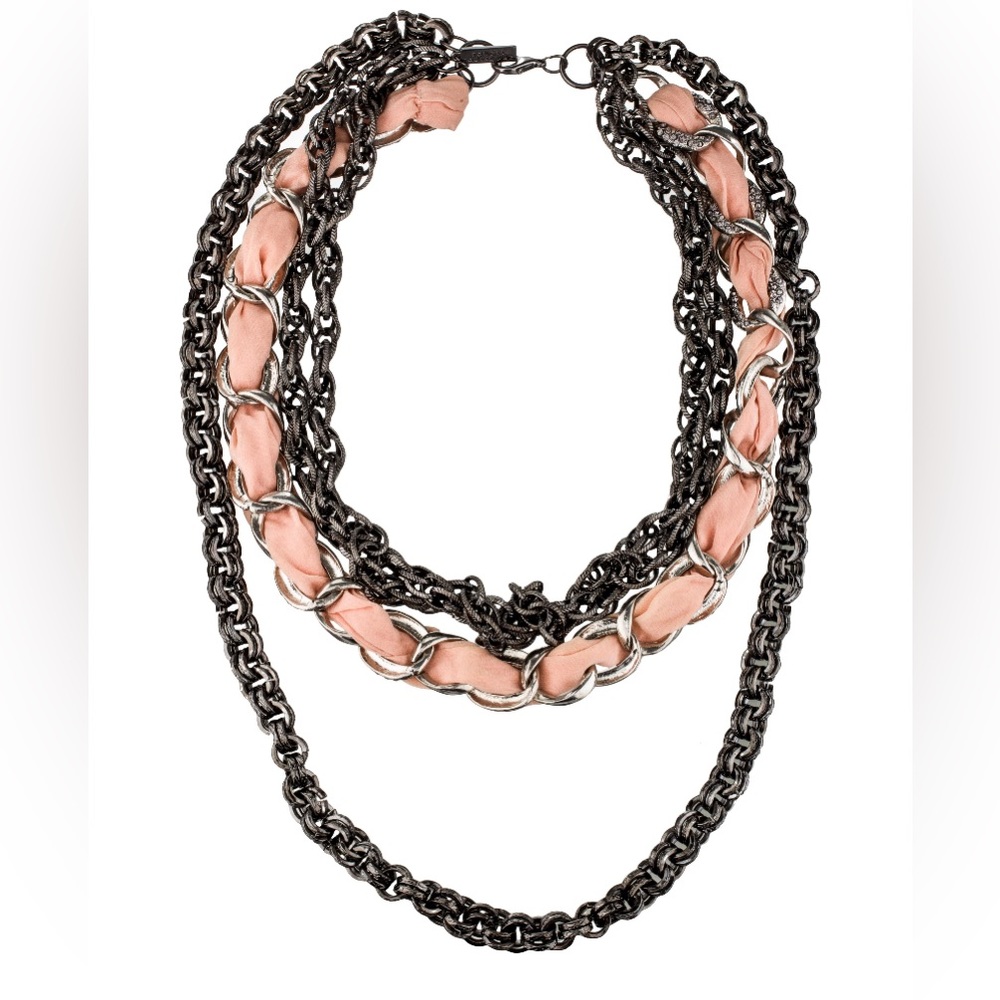 Robert Rodriguez Multi-Strand Chain Necklace - image 1